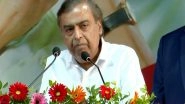 Business News | 'Jio' Was the Biggest Risk I Took: Mukesh Ambani on Investing in Telecom Sector