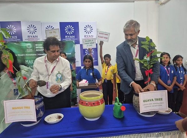 Business News | Ryan International Academy and Rotary Club Plant 1,200 Saplings Across Bengaluru in Major Green Initiative