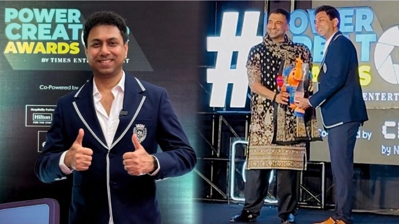 Business News | Digital English Coach Awal Madaan Wins National Recognition at Power Creator Awards 2025