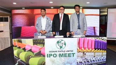 Business News | Cedaar Textile Limited IPO Opens on June 30, 2025