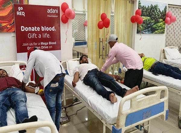 India News | Adani Foundation Honours Gautam Adani's 63rd Birthday with Record-breaking Blood Donation Drive
