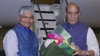 World News | Defence Minister Rajnath Singh Arrives in China for SCO Meet