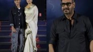 Entertainment News | Ajay Devgn, Son Yug Attend Screening of Kajol's Film 'MAA'