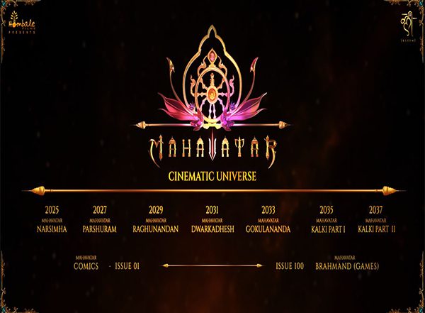 Entertainment News | Narsimha to Kalki: 7-film Slate Announced by Hombale Films Under 'Mahavatar Cinematic Universe'
