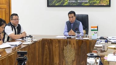 India News | Mizoram CM Convenes Online Meeting of High Level Task Force on North East Economic Corridor
