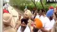 India News | Shiromani Akali Dal Workers Hold Protest Against Punjab Govt over Arrest of Party Leader Bikram Aijithia