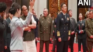 World News | India Refuses to Sign SCO Joint Statement over Terrorism Issue; Rajnath Singh Takes Veiled Dig at Pakistan, Seeks Crackdown on Crossborder Terror