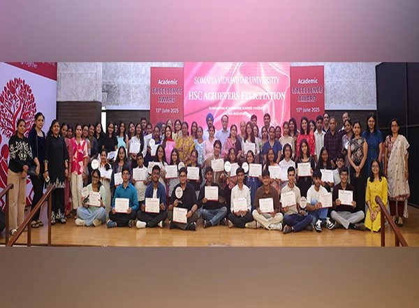 Business News | Top HSC Performers Honoured at Somaiya Vidyavihar University's Academic Excellence Ceremony