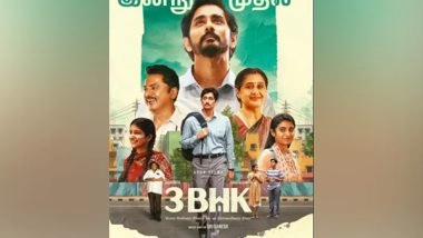 Entertainment News | 3BHK Trailer Out: Actor Siddharth Aims to Fulfil His Father's Wish of Owning a House in This Emotional Drama