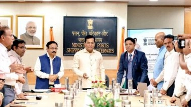 India News | Sarbananda Sonowal Inaugurates Sagarmala Finance Corporation Limited, India's First Maritime Non-banking Financial Company
