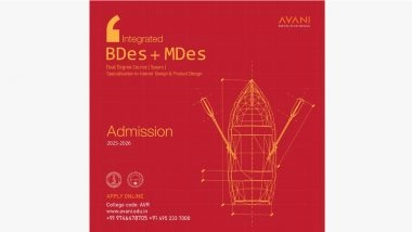 Business News | Avani Institute of Design Launches Innovative Five-Year Integrated B.Des + M.Des Dual Degree Program