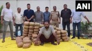India News | UP Police Seizes 275 Kg Ganja Worth Rs 1.5 Crores, One Held