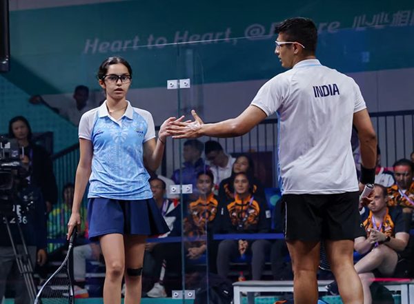 Sports News | Asian Squash Doubles Championship 2025: Anahat-Abhay Clinch Two Titles Each as India Wins Three Gold Medals