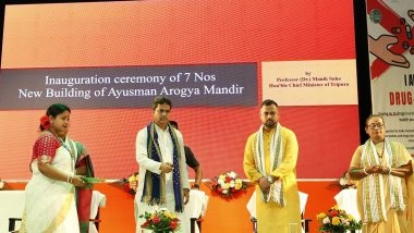 India News | Tripura CM Virtually Inaugurates, Lays Foundation Stone of Infrastructure and Healthcare Projects in Sepahijala District