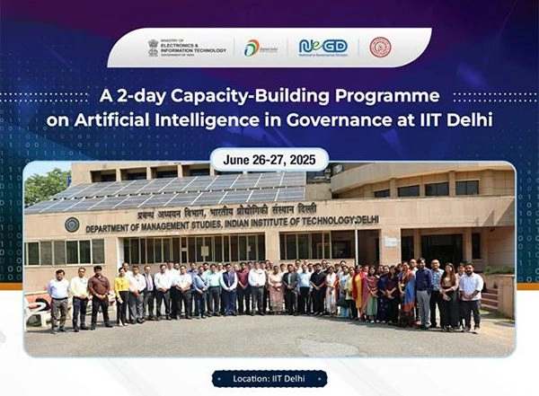 India News | NeGD Launches 'AI in Governance' Training Programme for Government Officials at IIT Delhi