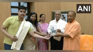 India News | UP: Family Members of Axiom Mission 4 Pilot Shubhanshu Shukla Meet CM Yogi in Lucknow