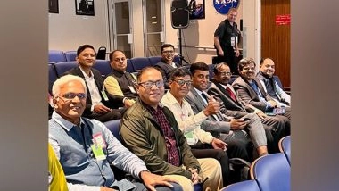 India News | Axiom-4 Mission: ISRO Celebrates Historic Docking of Dragon Spacecraft Carrying Indian Astronaut to ISS