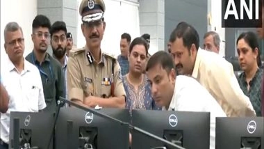 India News | Ahmedabad CP GS Malik Reviews Surveillance at Command Centre as the 148th Rath Yatra Begins