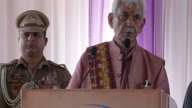 India News | Jammu and Kashmir LG Manoj Sinha to Flag off First Batch of Amarnath Yatra on July 2