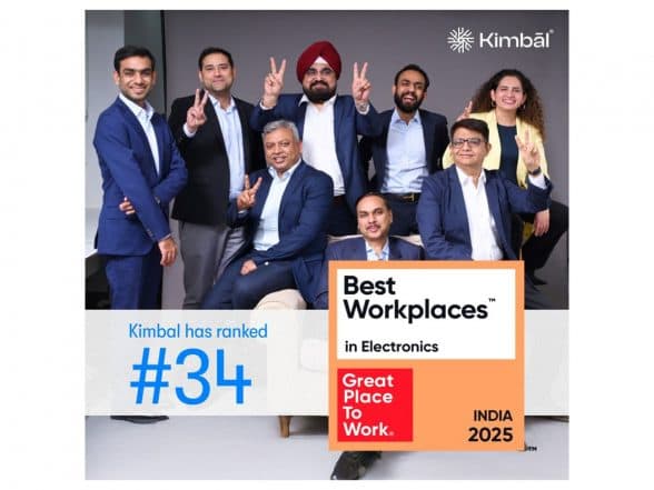 Business News | Trust on Overdrive: How Kimbal's People-First Playbook Catapulted It to India's Top Workplaces in 2025