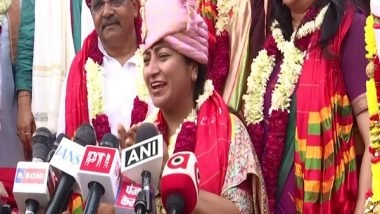 India News | Delhi CM Rekha Gupta Participates in Jagannath Rath Yatra in Hauz Khas