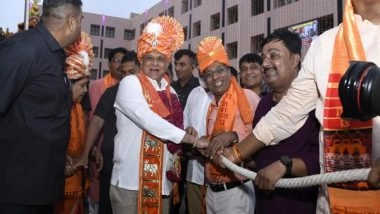 India News | Gujarat CM Bhupendra Patel Performs Sacred Pahind Vidhi; Flags off 148th Rath Yatra in Ahmedabad