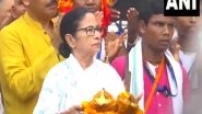 India News | West Bengal CM Mamata Banerjee Participates in First Rath Yatra at Jagannath Temple in Digha