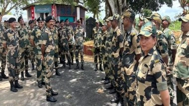 India News | ADG BSF Eastern Command Visits Border Area in Tripura