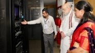 India News | Gandhinagar: Amit Shah Visits Library Network Centre, Holds Review Meeting for Development of Libraries