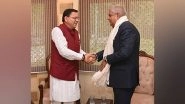 India News | Uttarakhand CM Meets Vice President in Nainital
