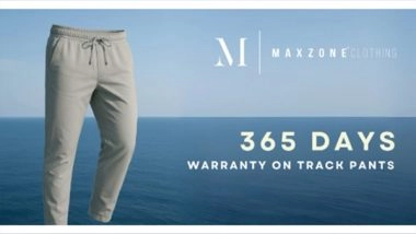 Business News | Maxzone 365 Series -- India's 1st Warranty Trackpants, Because Durability Matters