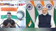 India News | PM Modi Interacts with Group Captain Shukla, First Indian to Reach International Space Station