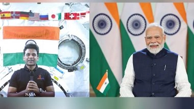 India News | PM Modi Interacts with Group Captain Shukla, First Indian to Reach International Space Station