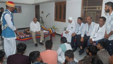 India News | Gujarat: CM Stays Overnight in Remote, Border Village; Interacts with Villagers to Encourage School Enrollment