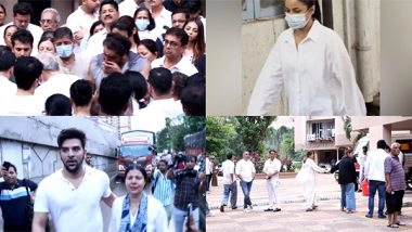 Entertainment News | Shefali Jariwala Cremated in Mumbai, Husband Parag Tyagi Breaks Down in Tears While Bidding Final Goodbye