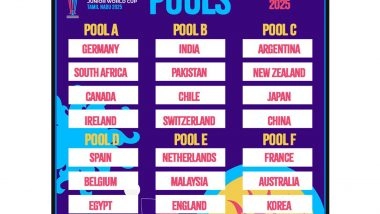 Sports News | India, Pakistan in Same Pool for Hockey Men's Junior World Cup to Be Held in Tamil Nadu