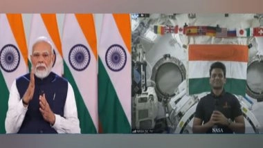 India News | PM Modi Interacts with Astronaut Shubhanshu Shukla, Says India is Going to Open Doors of New Possibilities of Space for the World