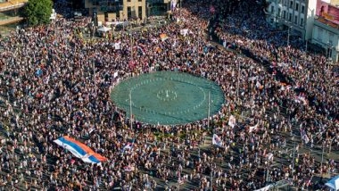 World News | Serbia: Protests Erupt in Belgrade over Calls for Snap Elections