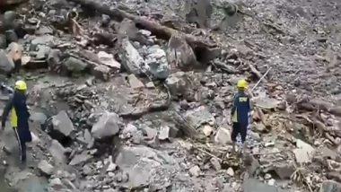 India News | SDRF, NDRF and Other Teams Conduct Relief and Rescue Operations at Landslide-hit Silai Band Area