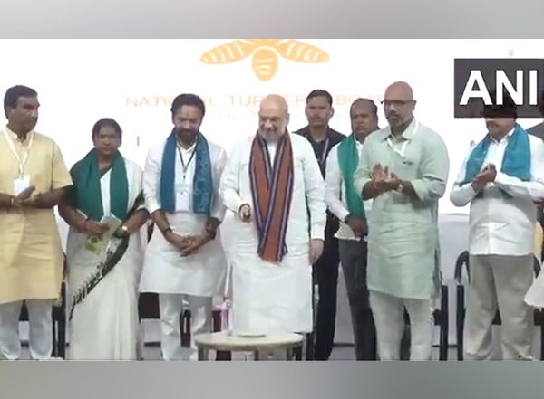 Business News | Amit Shah Inaugurates Turmeric Board Headquarters in Telangana's Nizamabad