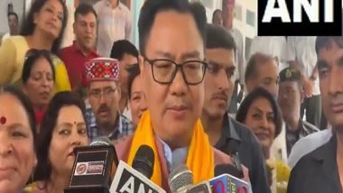 India News | Himachal: Kiren Rijiju Reiterates Centre's Commitment to Tribals, Minorities