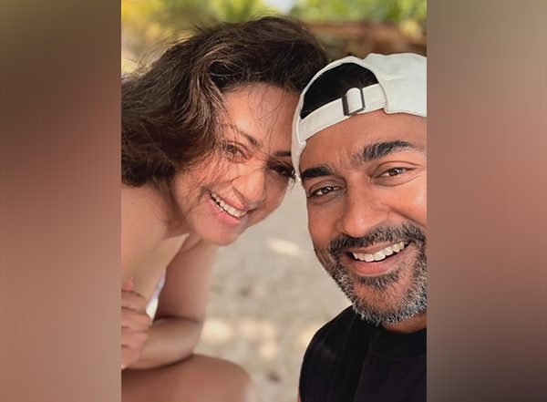 Entertainment News | Suriya, Jyotika Soak in Island Vibes with Beach Walks and Scenic Rides, Fans Call Them 'couple Goals'
