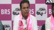 India News | BRS Leader KTR Slams Amit Shah for Not Taking Action Against Corruption Allegations on Telangana Government