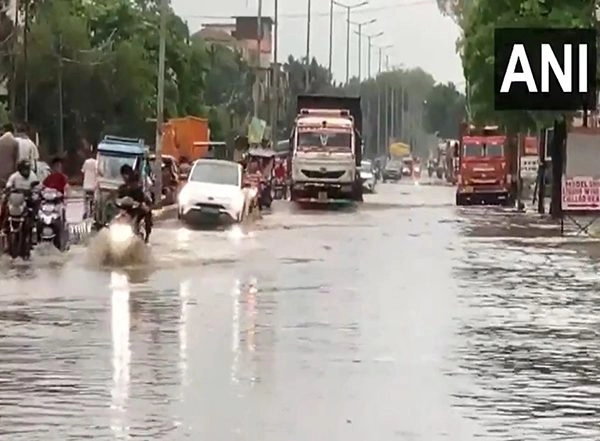 India News | Uttar Pradesh's Hapur City Faces Severe Waterlogging After Heavy Rainfall