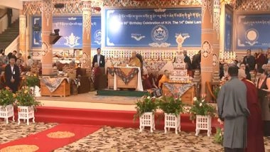 World News | Dalai Lama Attends Prayers at Dharamshala Ahead of 90th Birthday