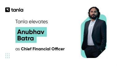Business News | Tanla Elevates Anubhav Batra as Chief Financial Officer, Effective July 28, 2025