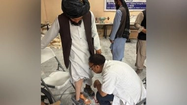 World News | India Hosts 'Jaipur Foot' Camp in Kabul to Aid Afghan Amputees