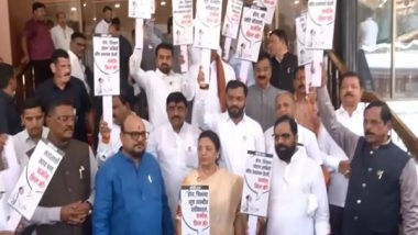 India News | Maharashtra: MVA Protests Against Three-language Policy Outside Legislative Assembly