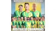 Sports News | Australia's Powerhouses Return for World Championship of Legends
