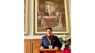 Business News | Edinburgh Salutes Indian Visionary Dr. Sandeep Marwah at Global Leadership Conclave